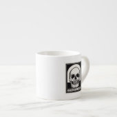 Memento Mori Skull Espressotasse (Vorderseite Rechts)