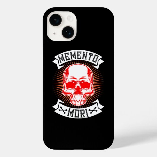 Memento Mori Skull Ihre Zeit wird kommen Case-Mate iPhone Hülle (Rückseite)