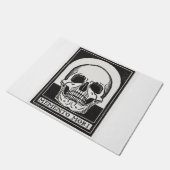 Memento Mori - Skull - Julie De Graag Fußmatte (Schrägansicht)