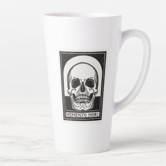 Memento Mori Skull Milchtasse (Rechts)