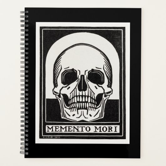 Memento Mori Skull Planer (Vorderseite)
