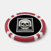 Memento Mori Skull Pokerchips (Einzeln)