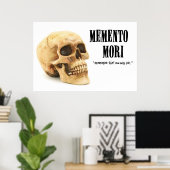 Memento Mori - Skull Poster (Heimbüro)
