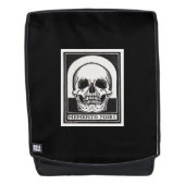 Memento Mori Skull Rucksack (Vorderseite)
