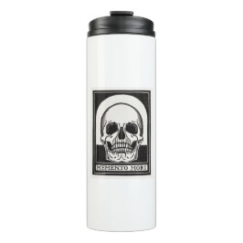 Memento Mori Skull Thermosbecher