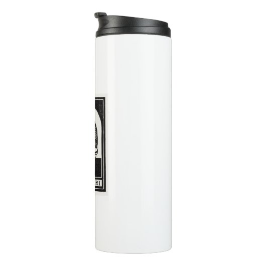 Memento Mori Skull Thermosbecher (Nach rechts gedreht)