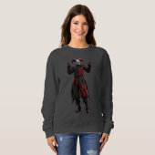 Memento Mori Spuk Jester Sweatshirt (Vorne ganz)