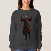 Memento Mori Spuk Jester Sweatshirt (Vorderseite)