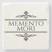 Memento Mori Steinuntersetzer (Vorderseite)