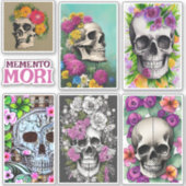 Memento Mori Sticker Sheet (Vorderseite)