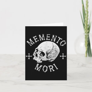 Memento Mori Stoic daran erinnern Totenschädelknoc Karte