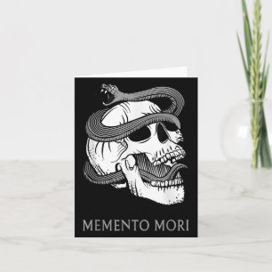 Memento Mori Stoic Latin Stoicism Philosophie Reme Karte