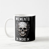 Memento Mori Stoic Mortality Stoicism Philosophie  Kaffeetasse (Links)