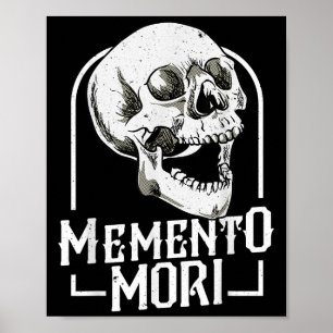 Memento Mori Stoic Stoicism Mortalität Philosophie Poster