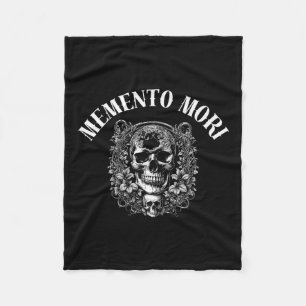 Memento Mori Stoic Zitat zum Gedenken an den Tod P Fleecedecke