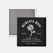 Memento Mori Stoicism Marcus Aurelius Stoic Philos Magnet (Vorderseite/Rückseite)