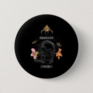 Memento Mori Stoicism Philosophie Philosoph Stoic Button