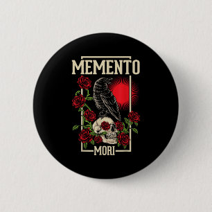 Memento Mori Stoicismus Philosophie Stoic Philosop Button