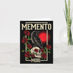 Memento Mori Stoicismus Philosophie Stoic Philosop Karte