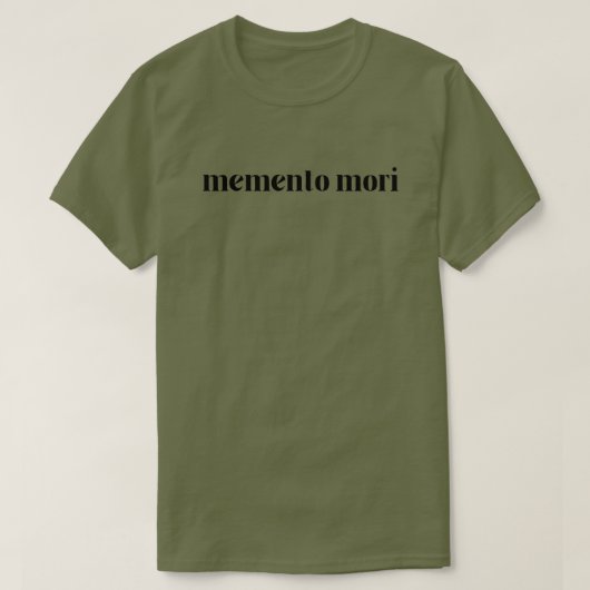 Memento Mori T-Shirt - Unisex (Design vorne)