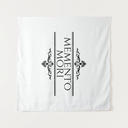 Memento Mori Tapestry Wandteppich (Vorderseite (Horizontal))