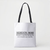 Memento mori tasche (Vorderseite)