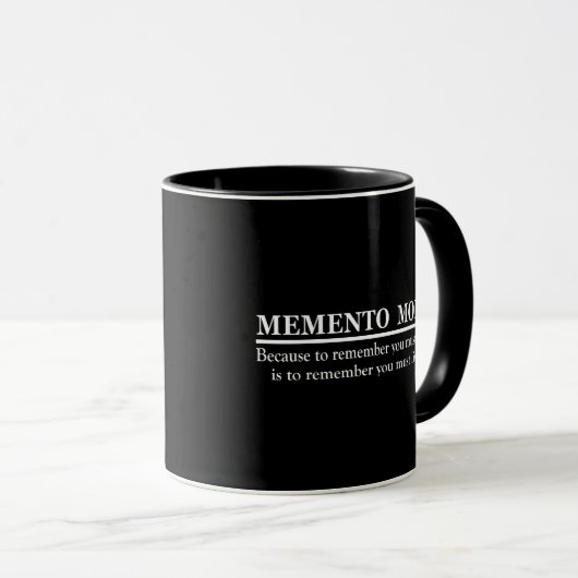 Memento mori tasse (VorderseiteRechts)