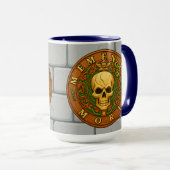 Memento Mori Tasse von Phil Elmore (VorderseiteRechts)