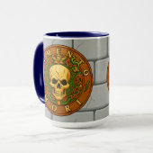 Memento Mori Tasse von Phil Elmore (Vorderseite Links)