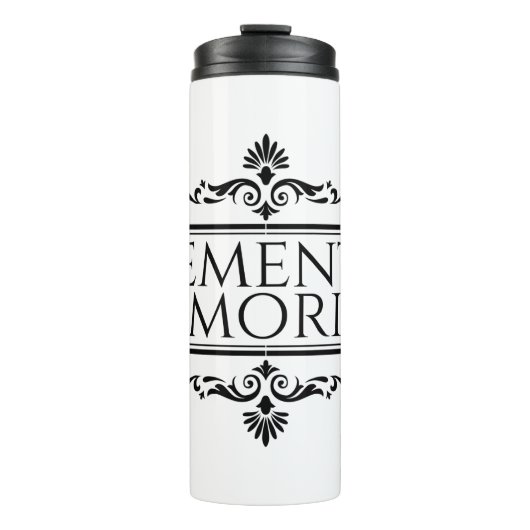 Memento Mori Thermosbecher (Vorderseite)