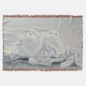 Memento Mori Throw Blanket Decke (Vorderseite)