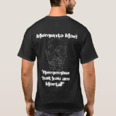 Memento Mori Todesschädel-T - Shirt (Rückseite)
