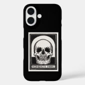 Memento Mori Totenkopf Kunst Case-Mate iPhone Hülle (Rückseite)