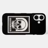 Memento Mori Totenkopf Kunst Case-Mate iPhone Hülle (Rückseite (Horizontal))