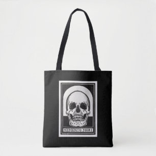 Memento Mori Totenkopf Kunst Tasche