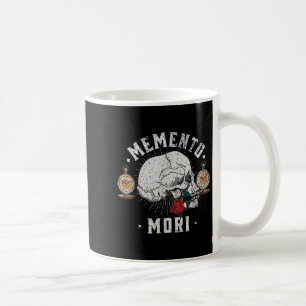 Memento Mori Vintag Skull _ Philosophie Stoisch Kaffeetasse