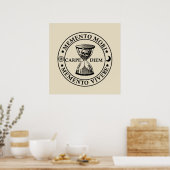 Memento mori vivere poster (Küche)