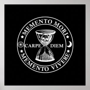 Memento mori vivere poster