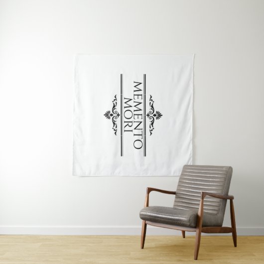 Memento Mori Wandteppich (Beispiel (Horizontal))