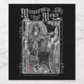 Memento Mori Weinflasche Weinetikett (Einzelnes Label)