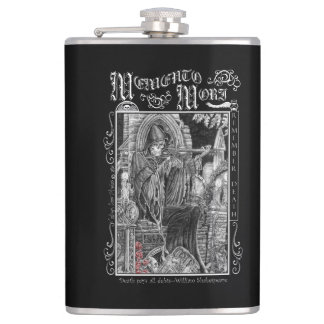 Memento Mori Whisky-Flasche Flachmann