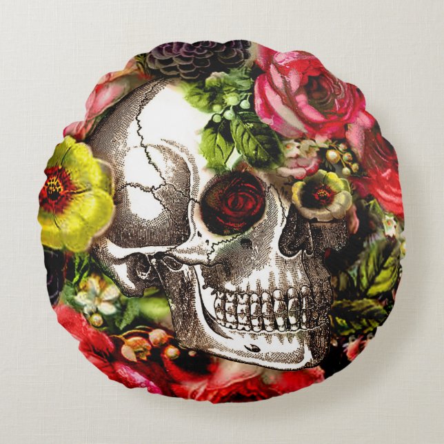 Memento Rundes Kissen (Vorderseite)