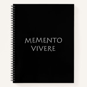 Memento vivere notizblock