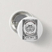 Memento Vivere | Vintage Engel Bond Kunst Button (Vorne & Hinten)