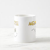 Memere 2 Biene Kaffeetasse (Mittel)