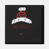 Memere Claus Xmas Happy New Santa Claus Merry Chri Magnet (Vorne)