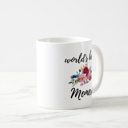 Memere Französisch Kanadische Oma-Kaffee-Tasse Kaffeetasse (VorderseiteRechts)