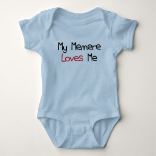 Memere Lieben ich Baby Strampler