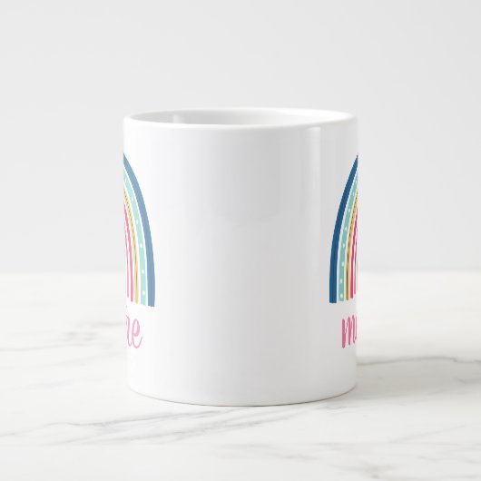 Memere Rainbow Jumbo-Tasse (Vorderseite)