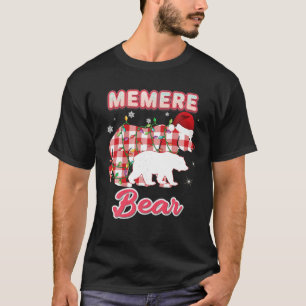 Memere Red Kariert Bear Matching Buffalo Pajama Ch T-Shirt